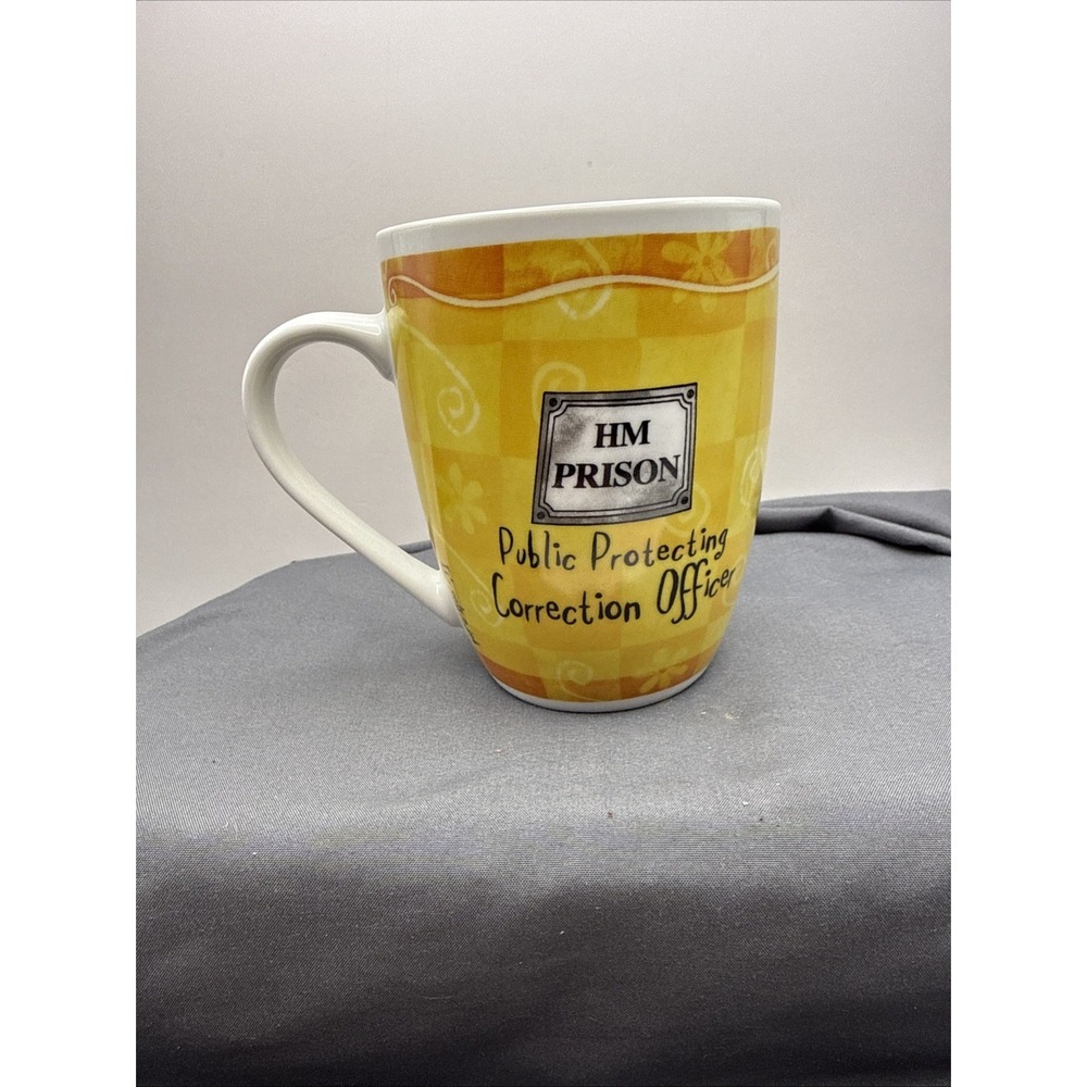 History & Heraldry  Coffee Mug Correction Officer H&H Procelain HM prison